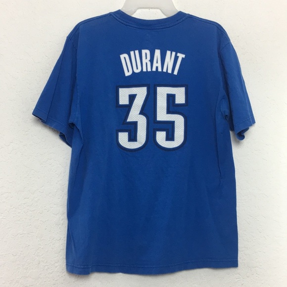 ✅Men Adidas NBA OKC Kevin Durant Shirt Size M - Picture 3 of 5
